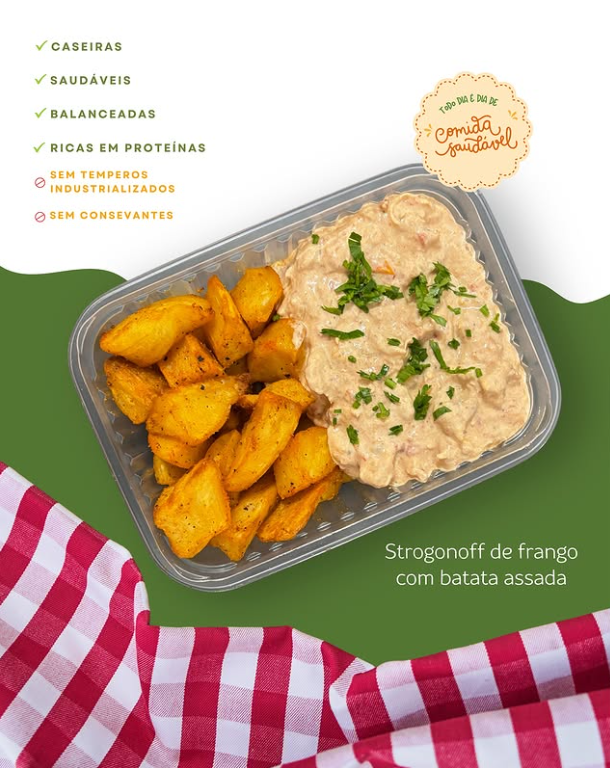 Panqueca caseira de frango